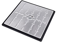 Clark Drain 450mm x 450mm 5T Galvanised Steel Manhole Cover & Frame PC5BG Overall Size including Frame is 513mm x 513mm