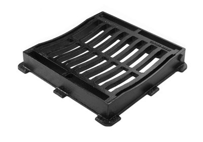 Clark Drain CD58DDI Gully Grate & Frame 350mm x 333mm x 50mm B125 Hinged Ductile Iron