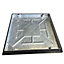Clark Drain T16G3 Sealed & Locking Recessed Manhole Cover Overall Size including Frame 740mm x 740mm x 58mm