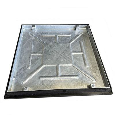 Clark Drain 450mm 80mm Block Paving Square-to-Round Manhole Cover