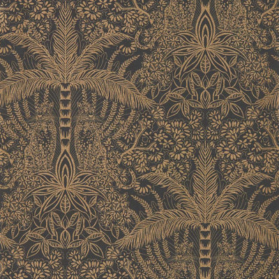 Clarke & Clarke W0141/01 Leopardo Antique/Noir Wp