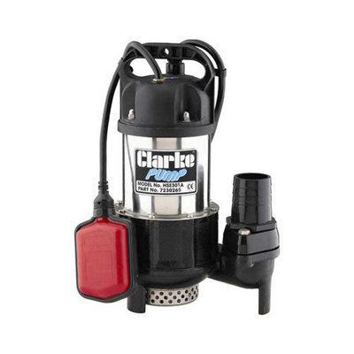 Clarke HSE301A 2" 720W 300Lpm 10m Head Submersible Heavy Duty Pump with Float Switch (110V) - 7230265