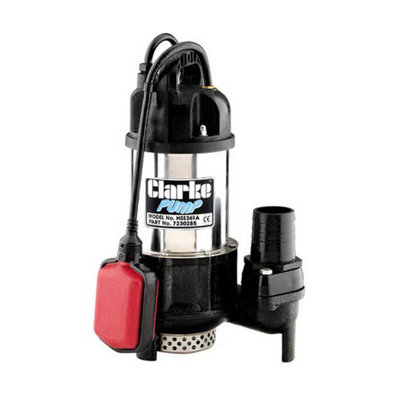 Clarke HSE361A 2" 960W 360Lpm 12m Head Submersible Water Pump with Float Switch (110V)