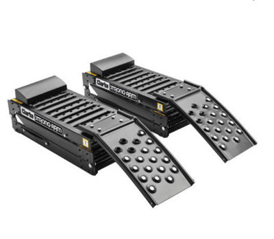 CLARKE LOADING RAMP FOLDING STEEL RAMPS TRAILER PAIR QUAD BIKE VAN ...
