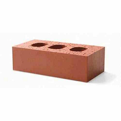 Class B Engineering Brick Smooth Red Perforated 65mm (x250 Blocks)