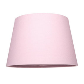 Classic 10 Inch Pink Linen Fabric Drum Table/Pendant Lamp Shade 60w Maximum