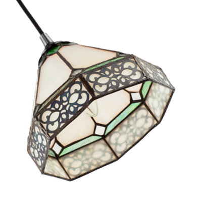 Picture Idea: Classic 1920S Shabby Chic Pendant Light Shade With Metal Scrollwork