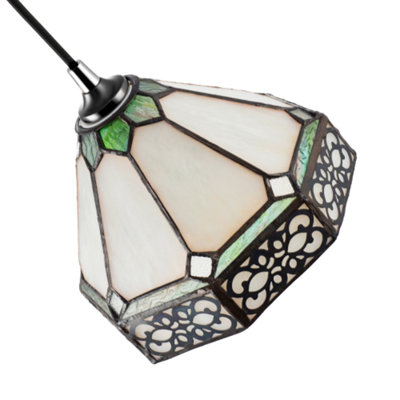 Curated visual reference: Classic 1920S Shabby Chic Pendant Light Shade With Metal Scrollwork Photo Inspiration