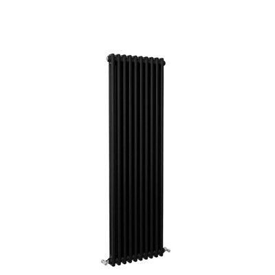Classic 2 Column Cast Iron Inspired Radiators Black for Central Heating ...