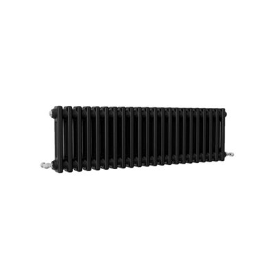 Classic 2 Column Cast Iron Inspired Radiators Black for Central Heating ...