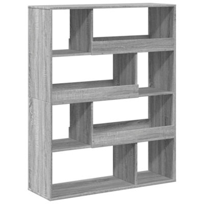 Classic Bookcase Grey Sonoma 100x33x125.5 cm Engineered Wood