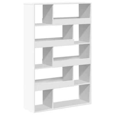 Classic Bookcase White 100x33x156.5 cm Engineered Wood
