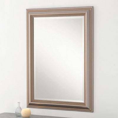 Classic Champagne Beaded Mirror 132x109cm