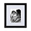 Classic Designer Mat Black MDF 5x7 Picture Frame for Free Standing or Wall Hung