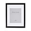 Classic Designer Mat Black MDF 8x10 Picture Frame for Free Standing or Wall Hung
