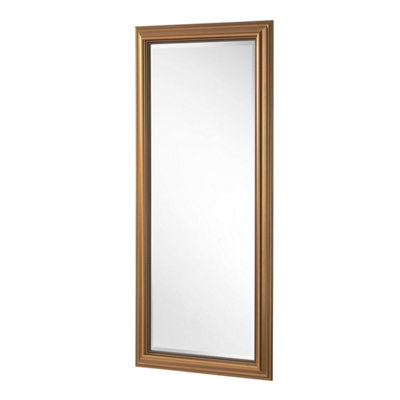 Classic Gold Beaded Mirror 170x79cm