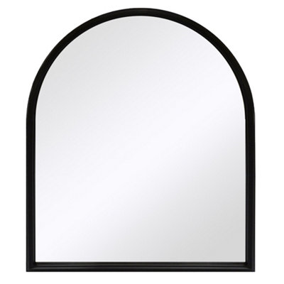 Classic Large Arched Iron Decorative Indoor Bathroom Mirror Framed Wall Mounted Mirror 60cm