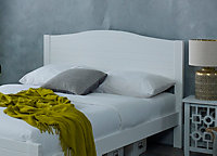 Classic Lauren Bed White Wooden Frame