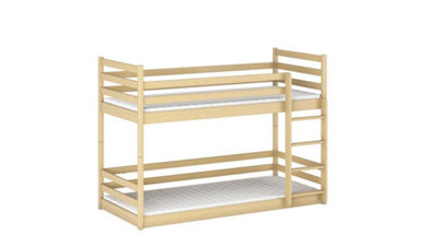 Classic Pine Mini Bunk Bed - Convertible & Eco-Friendly (H1360mm W1980mm D980mm)