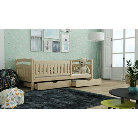 Classic Pine Terry Bed for Children (H)850mm (W)1980mm (D)970mm, Space-Saving & Safe