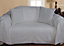 Classic Rib Cotton Throw, Sofa Bed Throw - 150 x 200 cm Fits most 2 seater Sofas Settee Arm Chair & Single Bed, Ivory