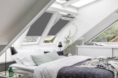 Classic Roof Blind Window Code (C01 & 9) Dark Grey for VELUX Roof ...