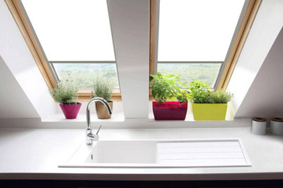 Classic Roof Blind Window Code (F06) White for VELUX Roof Windows ...