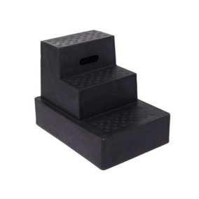 Classic Showjumps Thread Standard Horse Mounting Block Black (One Size)