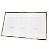 Classic Silver Plated Multi-Picture Collage Picture Frame with Inner Ivory Card
