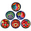 Classic Spanish Hand Painted Pattern Kitchen Dining Set of 6 Tapas Bowls (Diam) 7cm