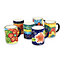 Classic Spanish Mugs Set of 6 Kitchen Dining Coffee Tea Hot Drinking Cups 10cm