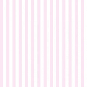 Classic Stripe Wallpaper In Pastel Pink