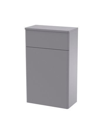 Classic Traditional Floor Standing WC Unit (Toilet Pan & Concealed Cistern Not Included), 500mm - Satin Grey - Balterley