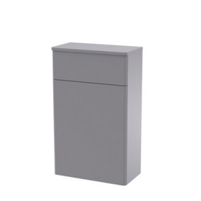 Classic Traditional Floor Standing WC Unit (Toilet Pan & Concealed Cistern Not Included), 500mm - Satin Grey - Balterley