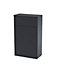 Classic Traditional Floor Standing WC Unit (Toilet Pan & Concealed Cistern Not Included), 500mm - Soft Black - Balterley