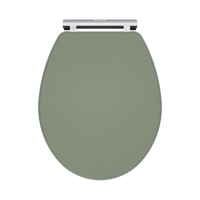 Classic Traditional Soft Close, Top Fix Wooden Toilet Seat (Suitable for Kinston Balterley