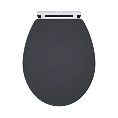 Classic Traditional Soft Close, Top Fix Wooden Toilet Seat (Suitable