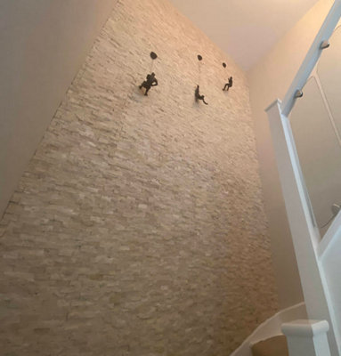 Classic Travertine 2.5 x 5cm Split Face Cladding SAMPLE