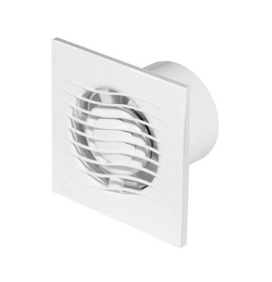 Classic White Bathroom Extractor Fan 100mm / 4