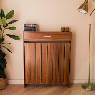 Classic Wooden Radiator Cover With Storage Draw - Small