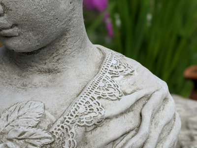 Classical Rose Lady Bust Statue