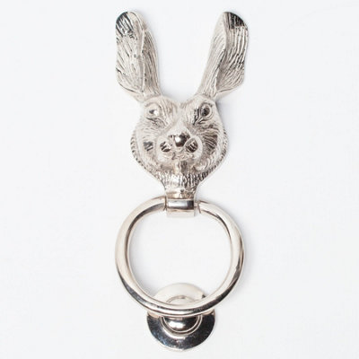 Classical Style Chrome Rabbit Door Knocker