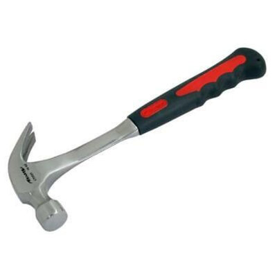 Claw Hammer 16 oz Steel Shaft Rubber Grip (Neilsen CT0531)