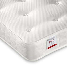 Clay Ortho Low Profile Mattress Double