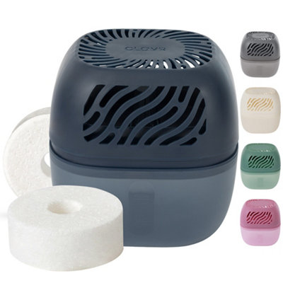 Clayr Airsip Reusable 1000ml Dehumidifier with 2 Calcium Chloride Tabs ...