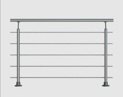 Clean Banister Kit 1.5m Floor Mounted