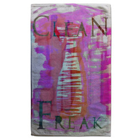 Clean freak (Bath Towel) / Default Title