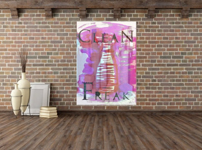 Clean Freak (Canvas Print) / 12