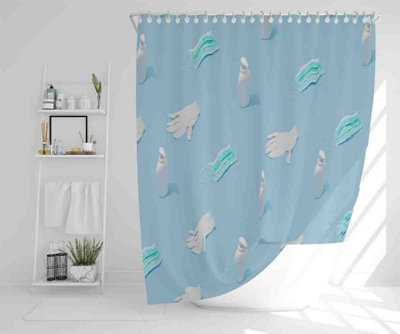 Clean Hygiene Shower Curtain / Default Title Price Comparisons | Compare The Build