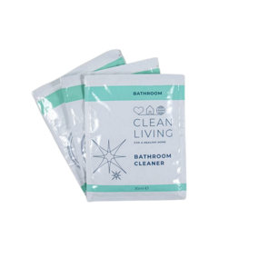 Clean Living Biological Bathroom Cleaner Refill Sachet (Pack Of 3)